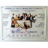 A pair of UK Quad film posters comprising FOUR WEDDINGS AND A FUNERAL (1994) and NOTTING HILL (1999)