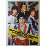 A promotional poster for THE WHO's album MY GENERATION, re-released by Virgin Records in 1979 -