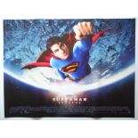 SCI-FI / FANTASY: A group of film memorabilia to include: BATMAN BEGINS and SUPERMAN RETURNS UK Quad