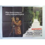 A pair of UK Quad film posters for THE MORNING AFTER (1986) and NIGHTHAWKS (1981) together with a