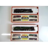 OO SCALE MODEL RAILWAYS: A pair of HORNBY steam lo