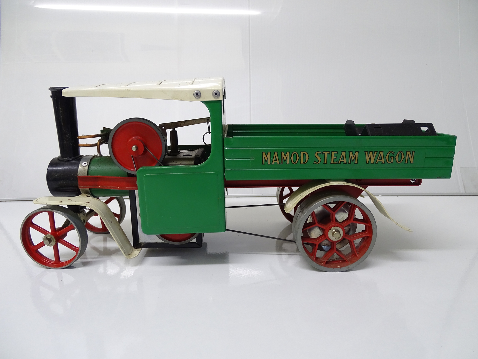 VINTAGE TOYS: A MAMOD live steam wagon in original