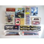 OO SCALE MODEL RAILWAYS: A mixed group of model ra