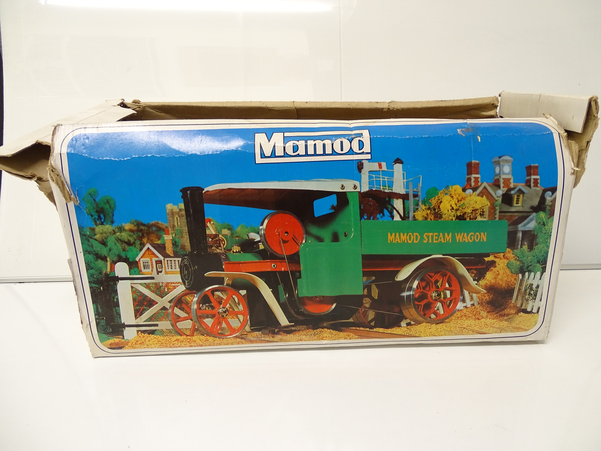 VINTAGE TOYS: A MAMOD live steam wagon in original - Image 2 of 2