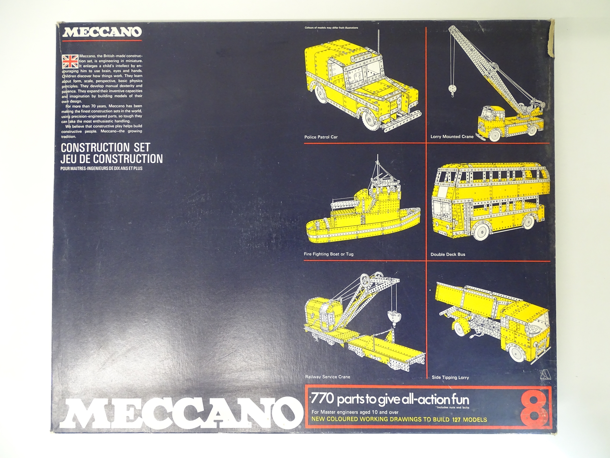 VINTAGE TOYS: MECCANO - A 770 part 'MECCANO 8' con