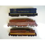 HO SCALE MODEL RAILWAYS: A group of American Outli