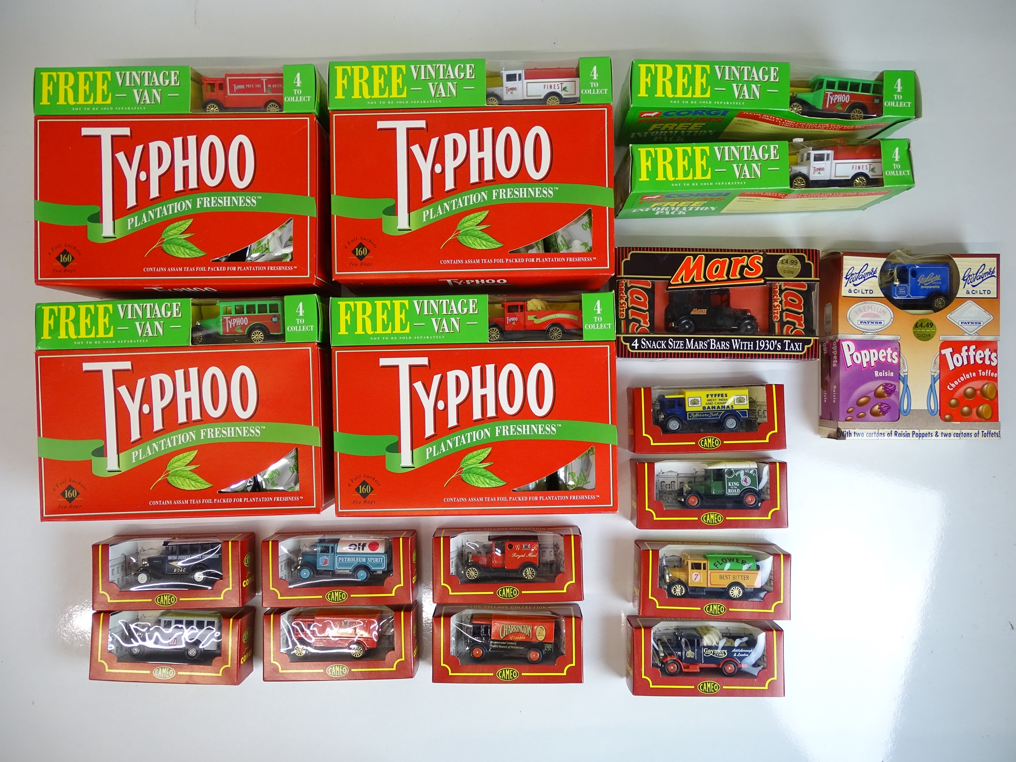 GENERAL DIECAST: A quantity of promotional vans to