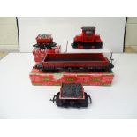 G SCALE MODEL RAILWAYS: A group of LGB items to in