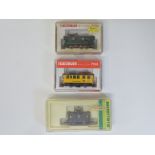 N SCALE MODEL RAILWAYS: A group of three small ele