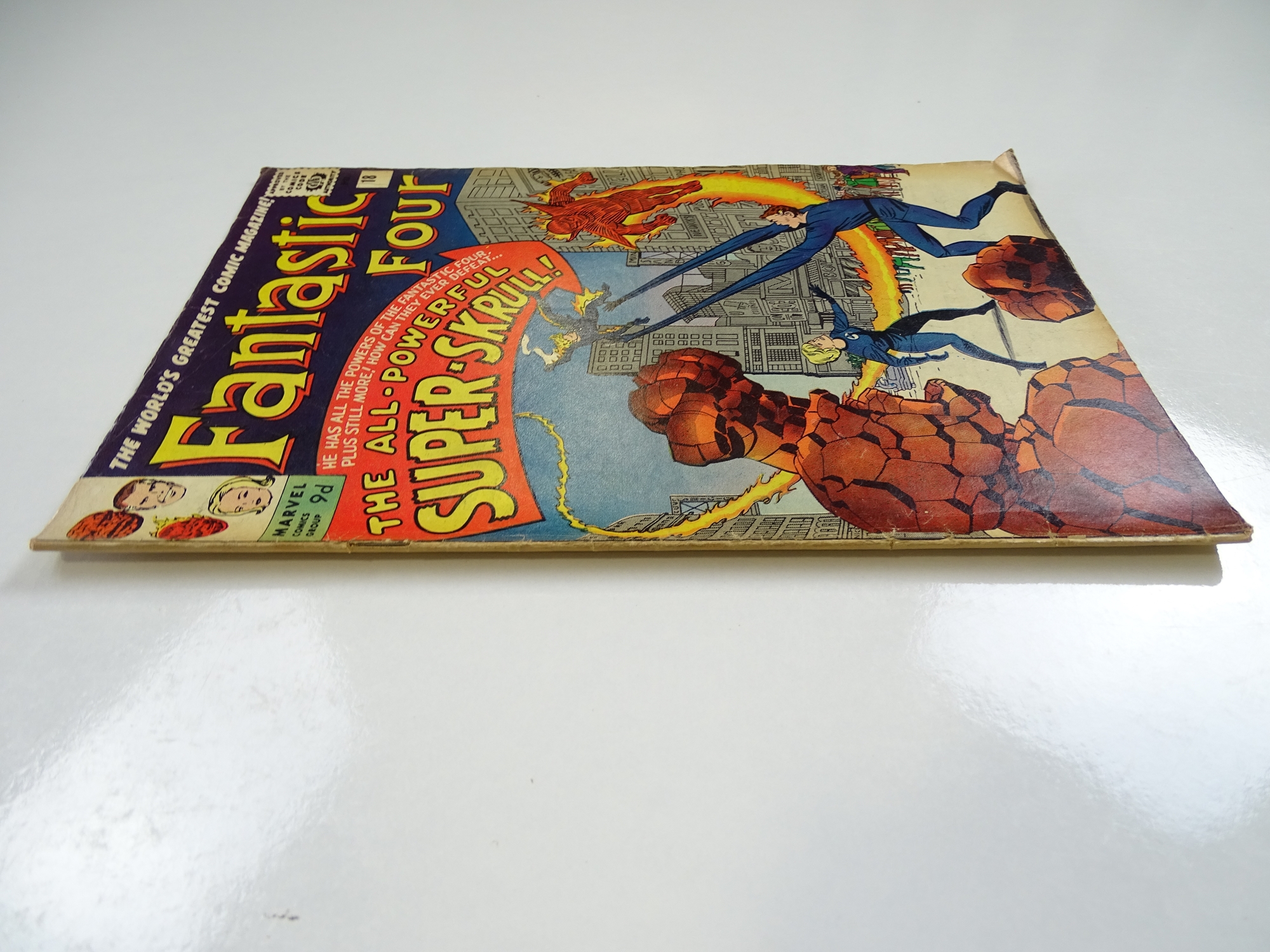 FANTASTIC FOUR #18 - (1963 - MARVEL - UK Price Variant) - Origin and first appearance of the Super- - Image 6 of 6