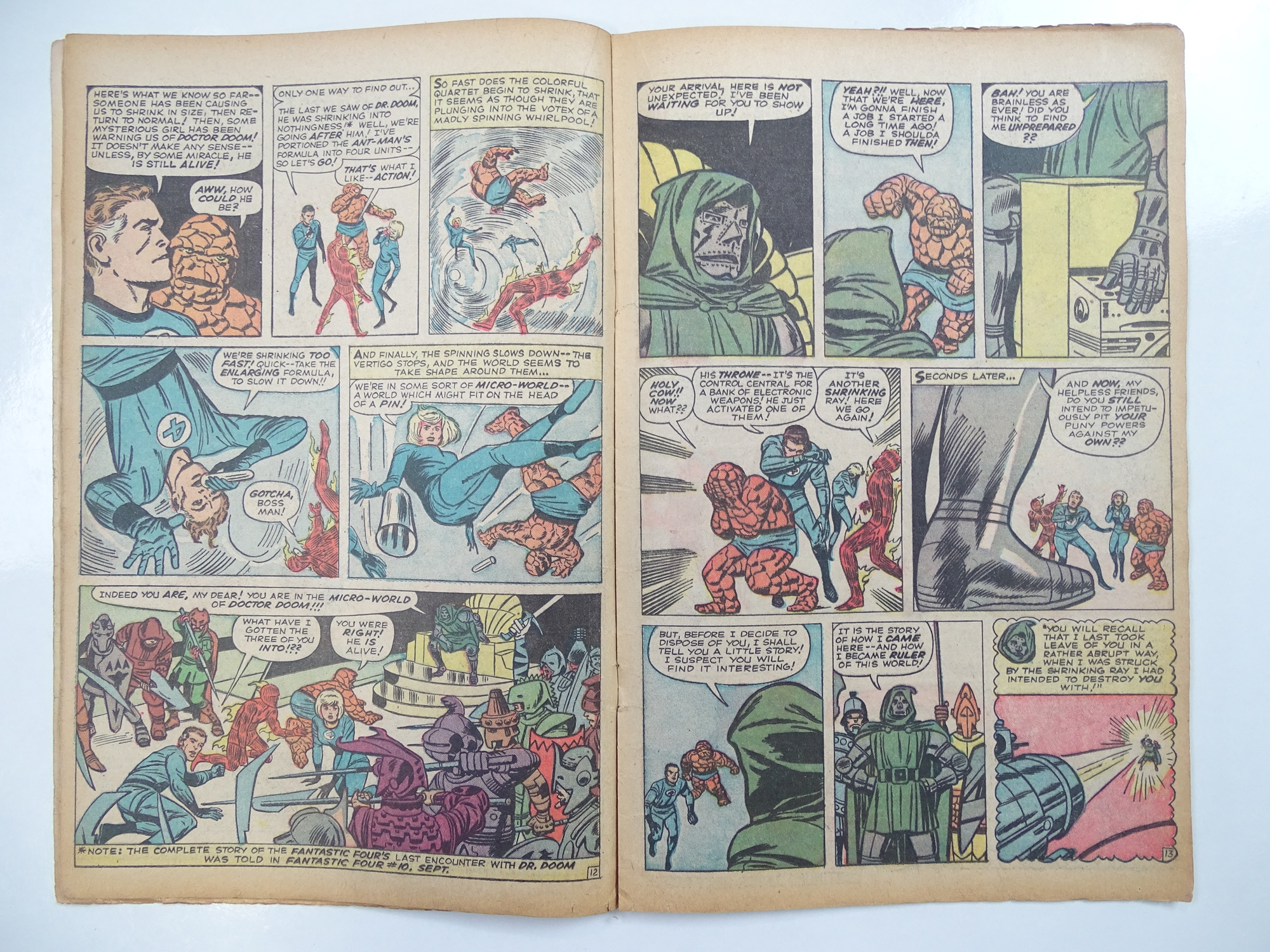 FANTASTIC FOUR #16 - (1963 - MARVEL - UK Price Variant) - Ant-Man's first crossover + Doctor Doom - Image 5 of 6