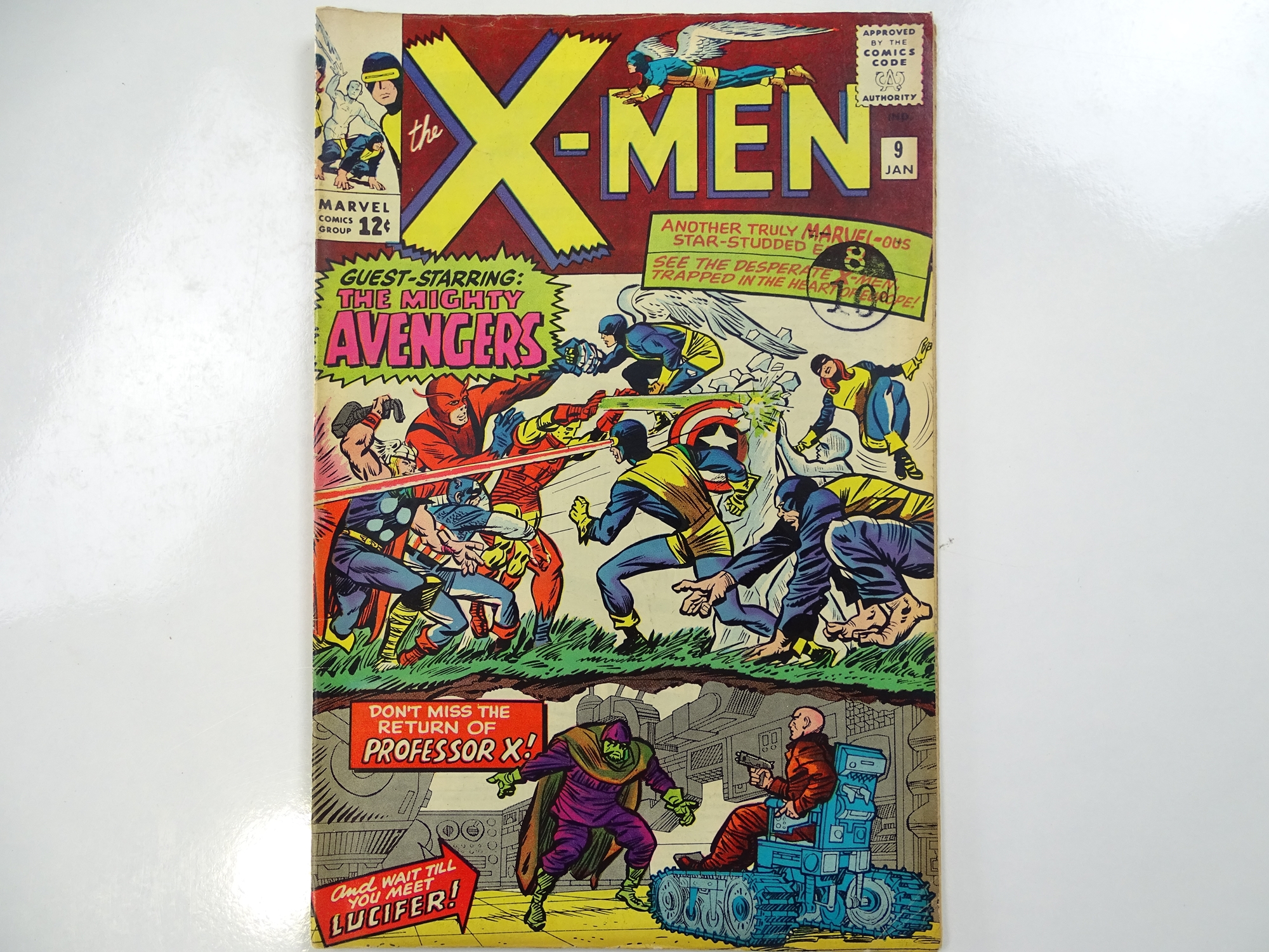 UNCANNY X-MEN #9 - (1965 - MARVEL - UK Cover Price) - First meeting of the X-Men and the