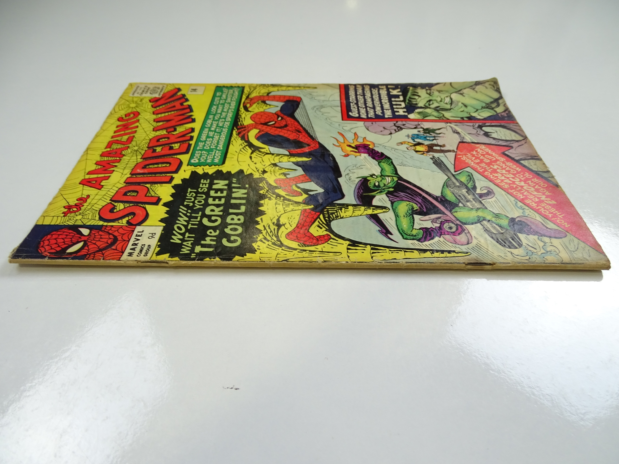 AMAZING SPIDER-MAN #14 - (1964 - MARVEL - UK Price Variant) - First appearance of Green Goblin + - Image 6 of 6