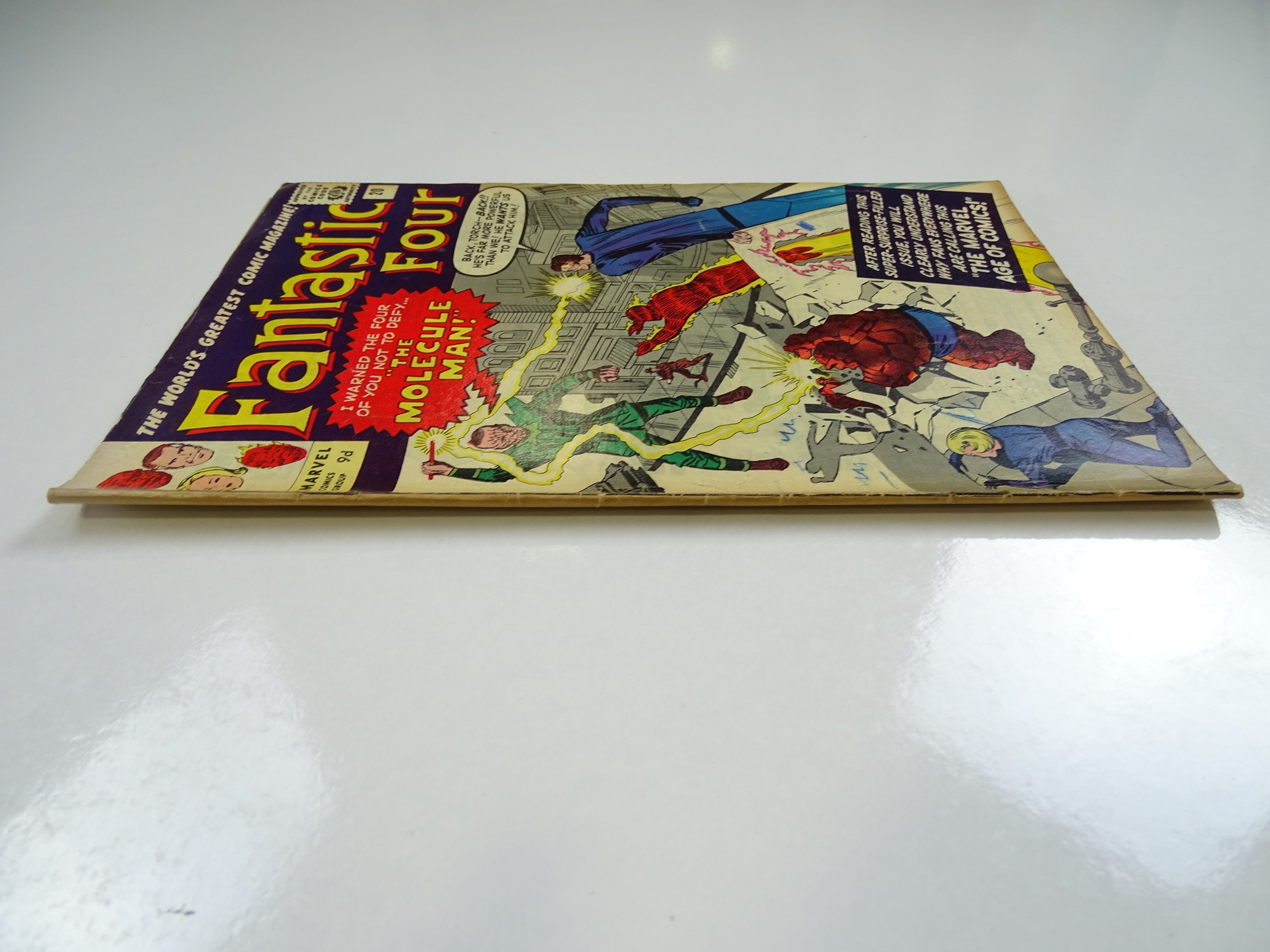 FANTASTIC FOUR #20 - (1963 - MARVEL - UK Price Variant) - Origin and first appearance of the - Image 6 of 6