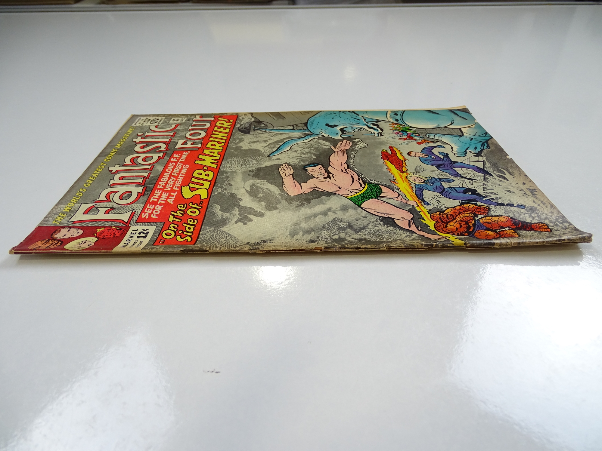 FANTASTIC FOUR #33 - (1964 - MARVEL - UK Cover Price) - First appearance of Attuma + Sub-Mariner - Image 6 of 6