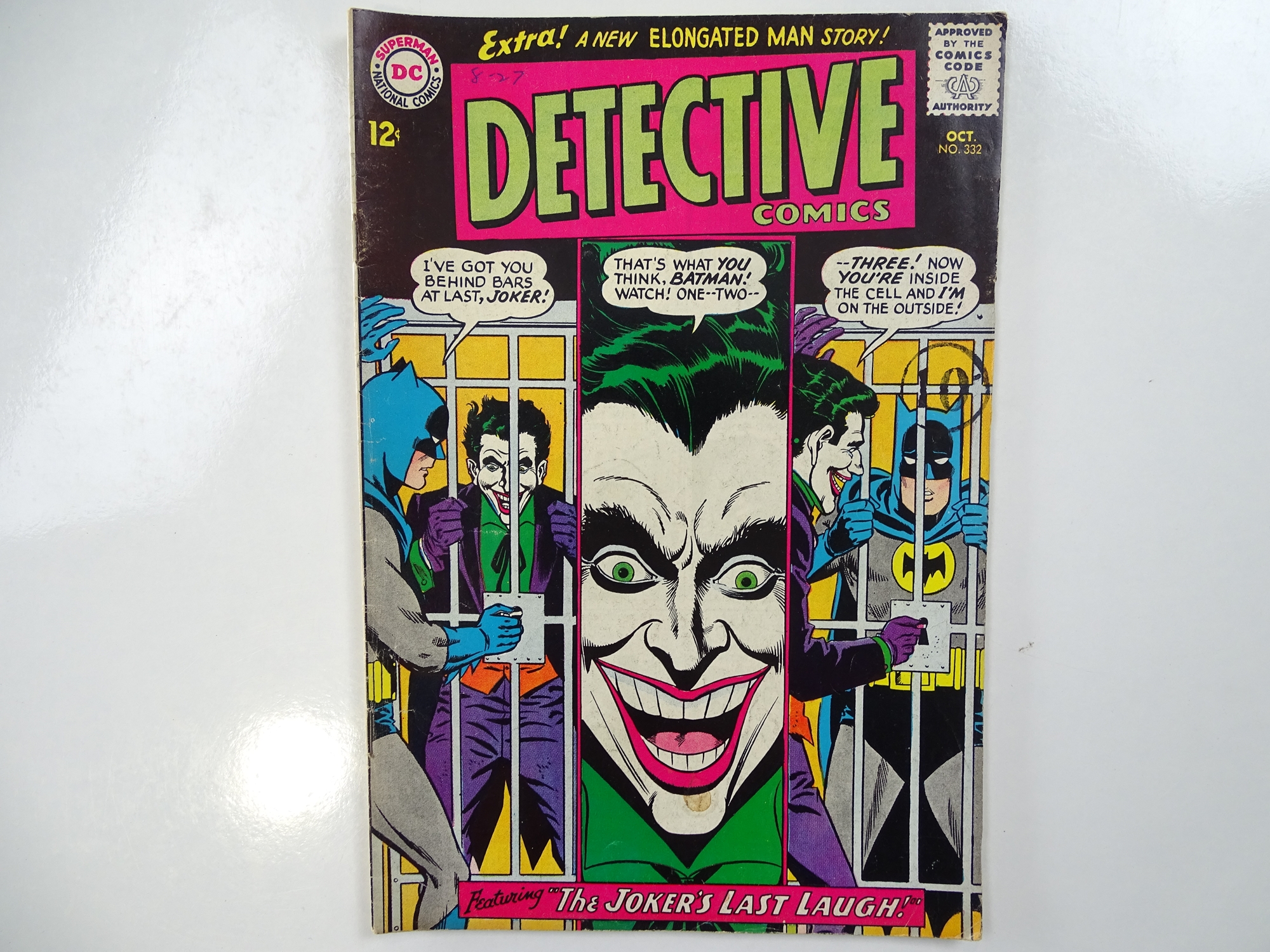 DETECTIVE COMICS: BATMAN #332 - (1964 - DC - UK Cover Price) - Classic Cover - Joker cover and story