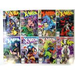 UNCANNY X-MEN #262. 263, 264, 265, 267, 268, 269, 270 (8 in Lot) - (1990 - MARVEL) - Flat/Unfolded -