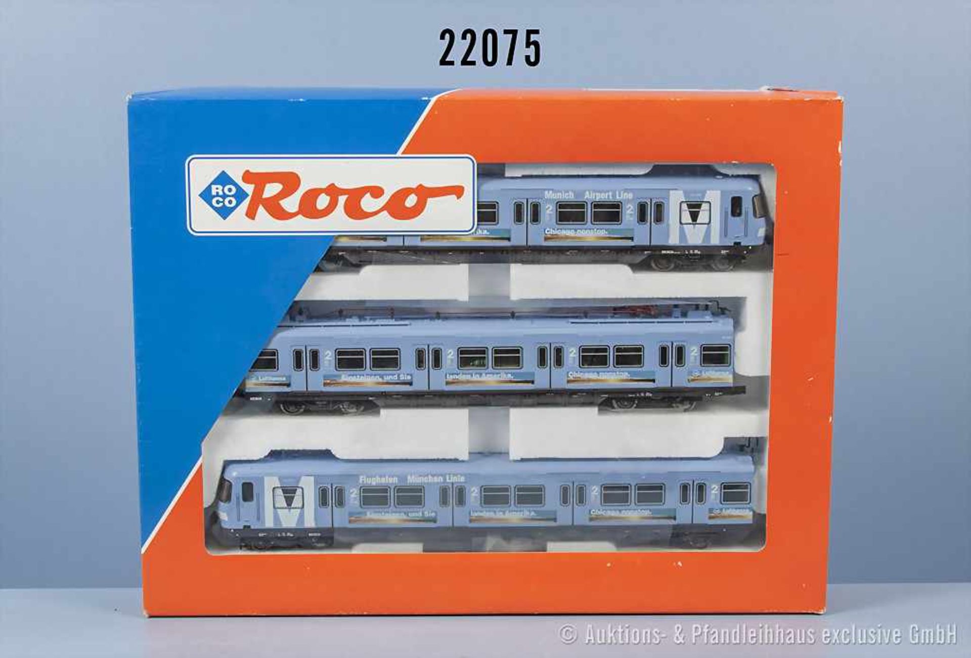 Roco H0 63008 3-teiliger S-Bahn-Triebzug der DB, BN 420 178-6, bestehend aus 1 Triebwagen und 2