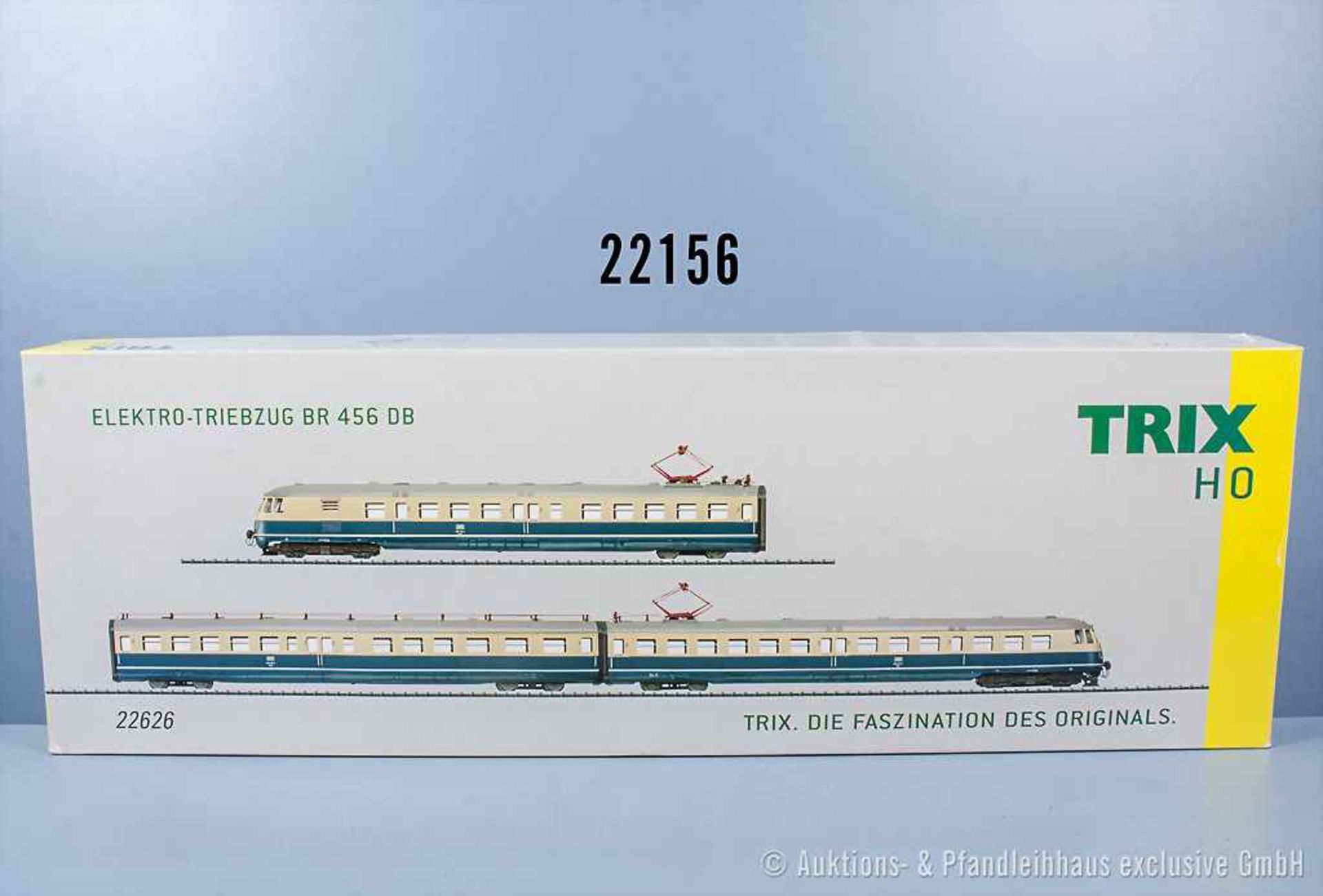 Trix International H0 22626 3-teiliger Elektro-Triebzug der DB, BN 456 106-4, bestehend aus 2