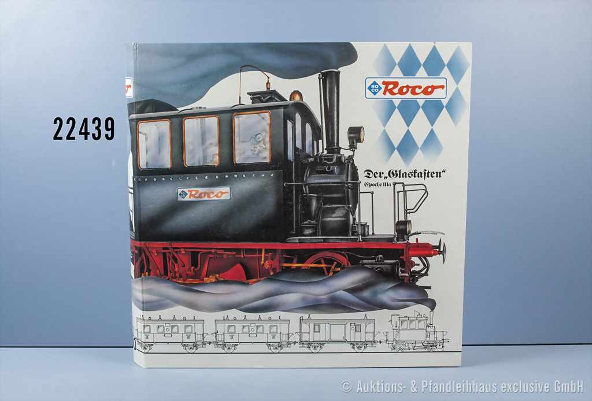 Roco H0 43030 Personenzug "Glaskasten", dabei Tenderlok der DB, BN 98 301, Achsfolge B, 2