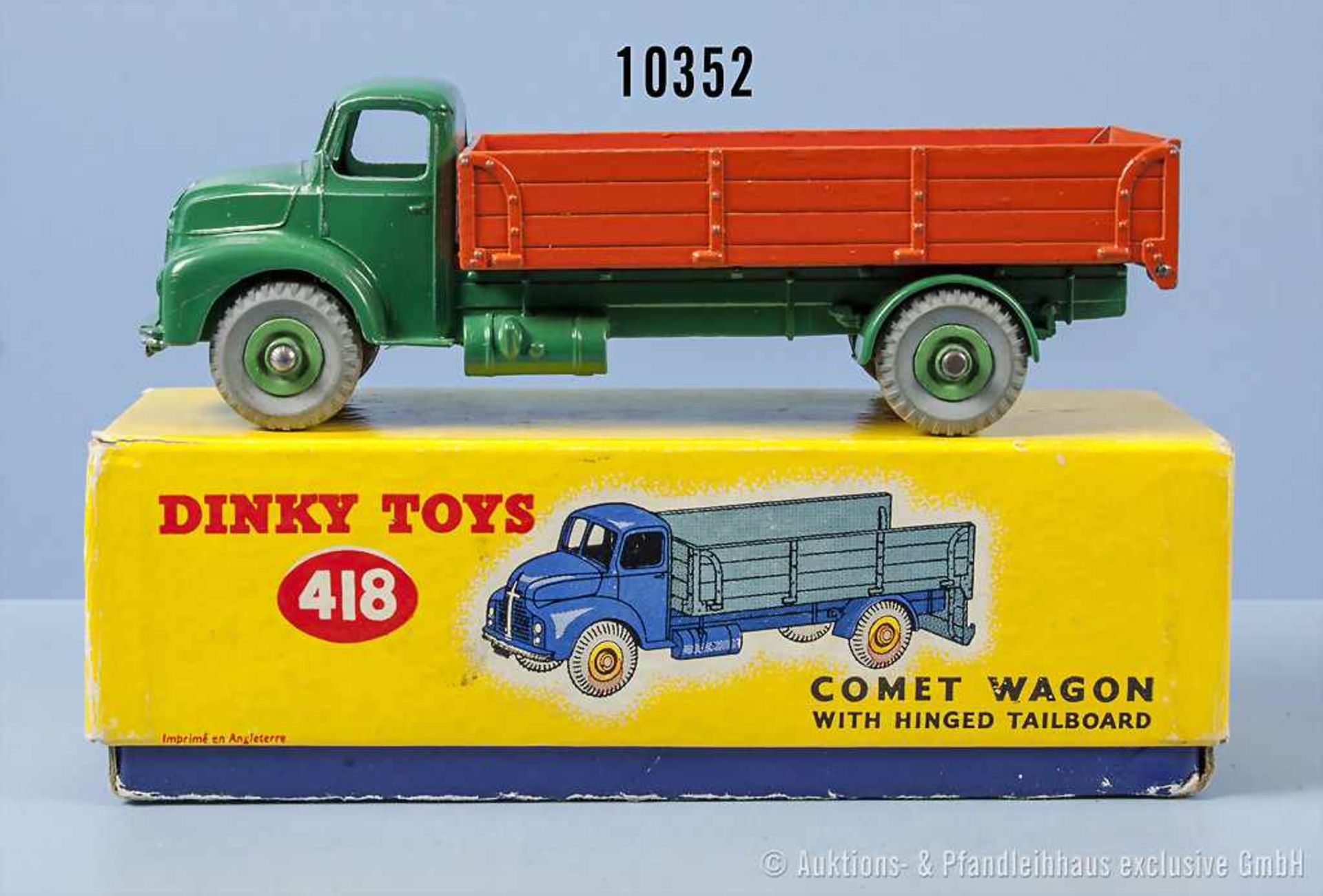 Dinky Toys 418 Leyland Comet, lack. Metallgußausf., M 1:43, sehr guter bis neuwertiger Zustand in