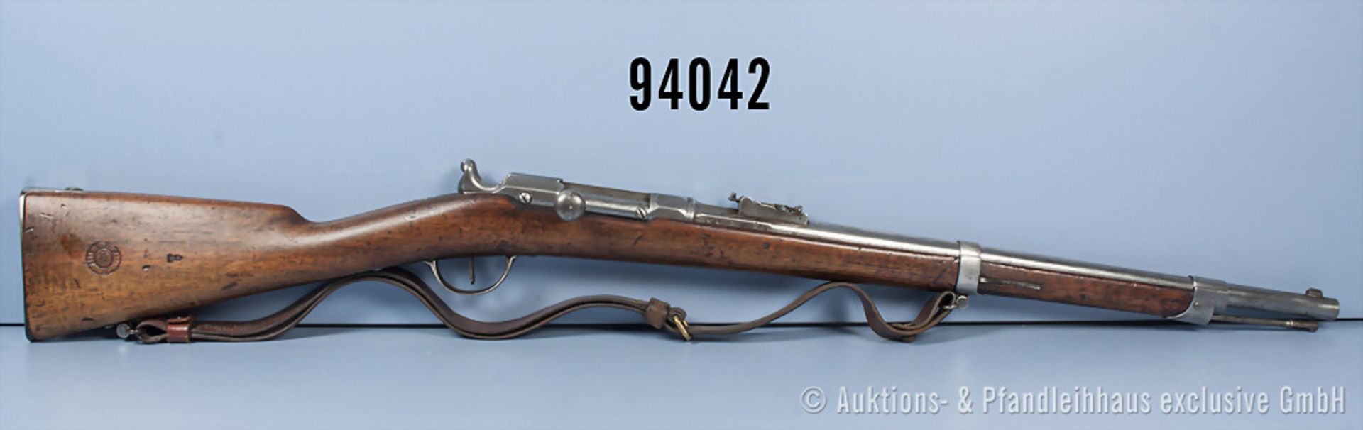 Chassepot-Karabiner (gekürzt), n. A. d. E. zusammengebaut aus Beutewaffen aus dem Deutsch-