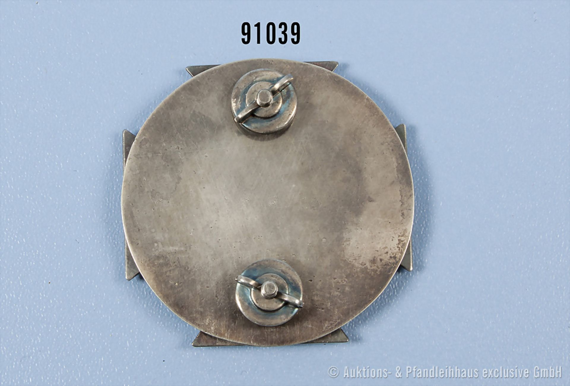 EK 1 1914, rückseitig mit 2 Schrauben, typische Juweliersanfertigung, guter Zustand mit - Image 2 of 2