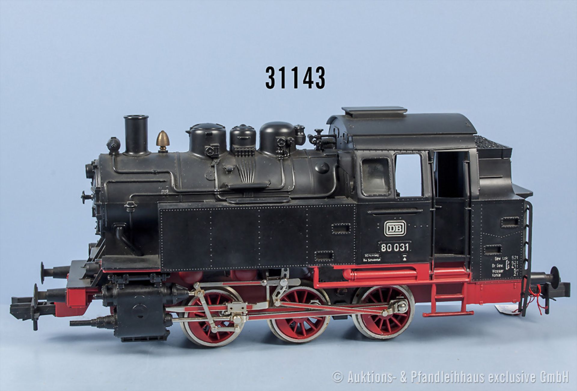 Märklin "die neue 1" 5700 Tenderlok der DB, BN 80 031, Achsfolge C, Zustand 1-2