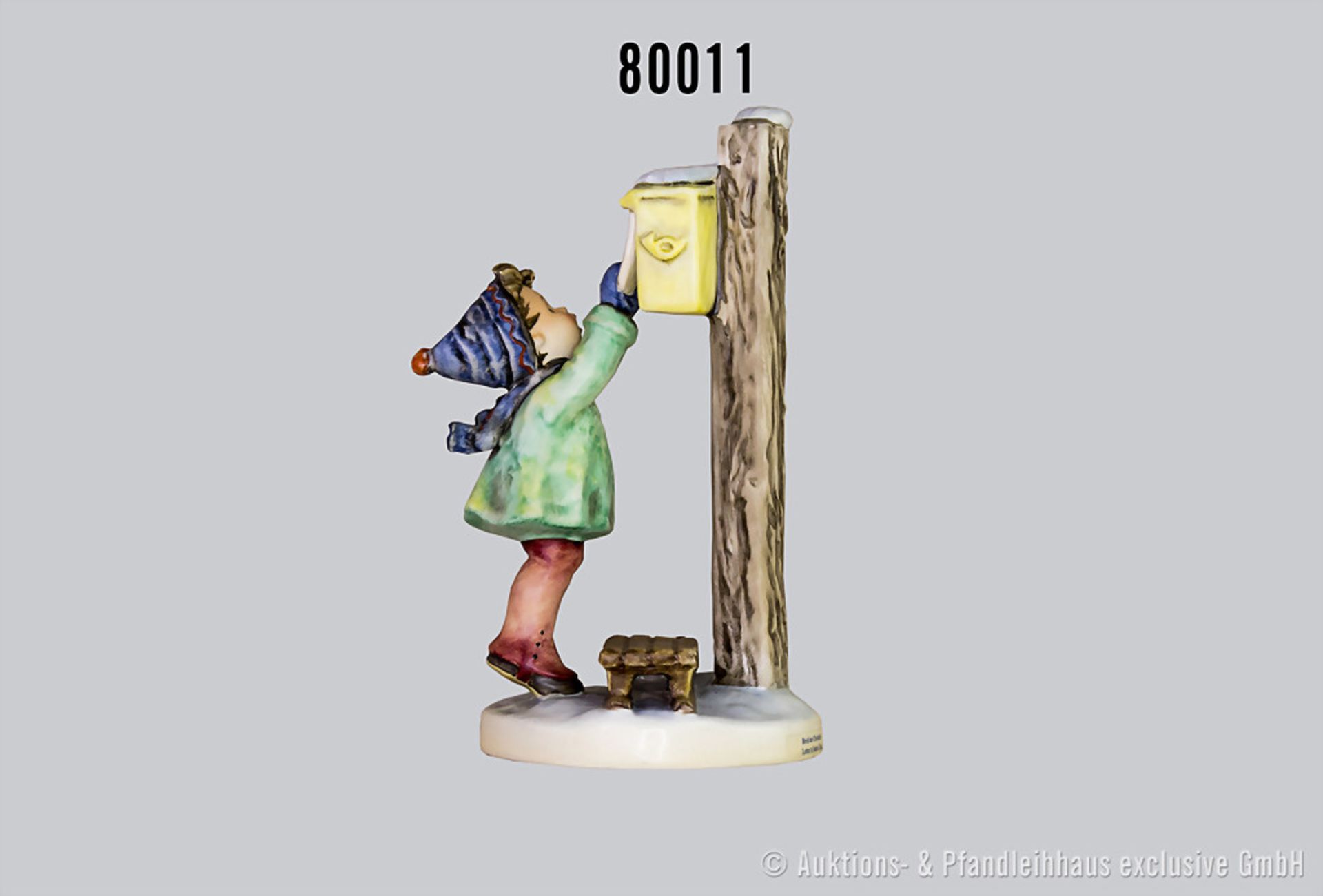 Goebel Hummel Figur 340 "Brief ans Christkind", H 18 cm, neuwertiger Zustand