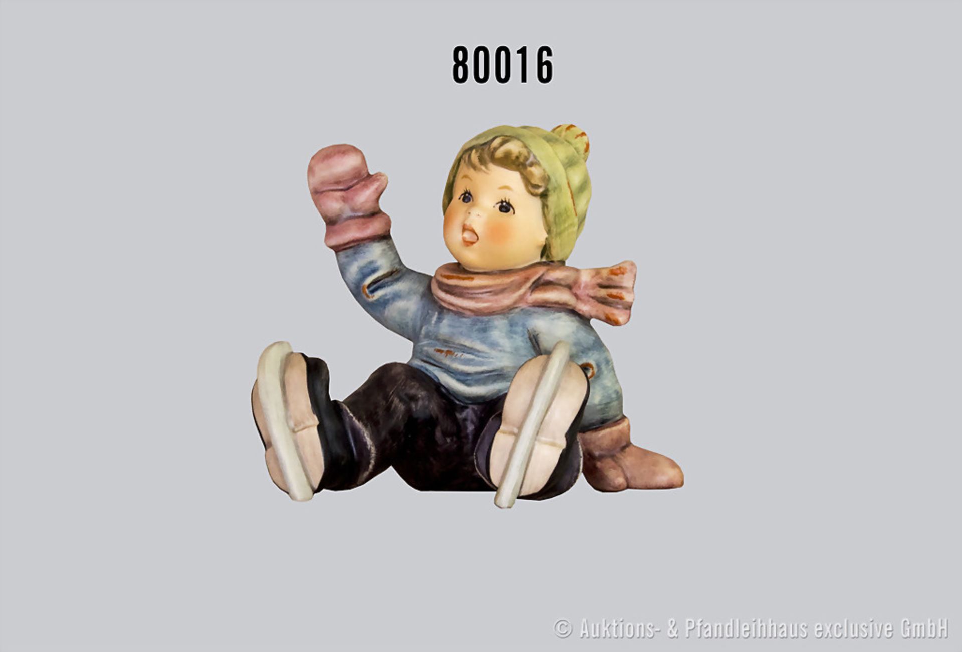 Goebel Hummel Figur 2058/B "Aller Anfang ist schwer", H 7 cm, neuwertiger Zustand, in OVP