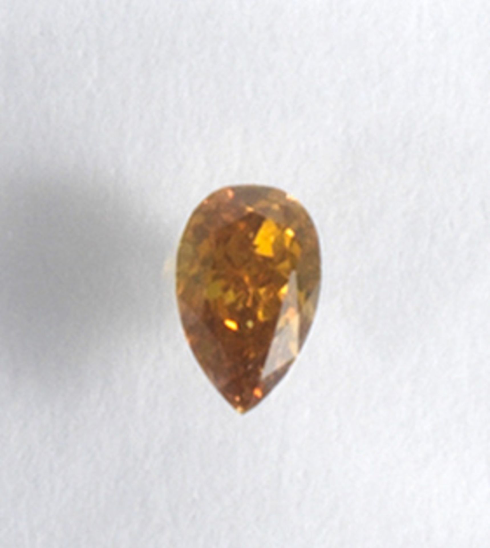 Diamant sous scellé - 0,18 carat - Natural fancy intense orange-yellow, SI1- 4.45 - [...] - Bild 2 aus 2