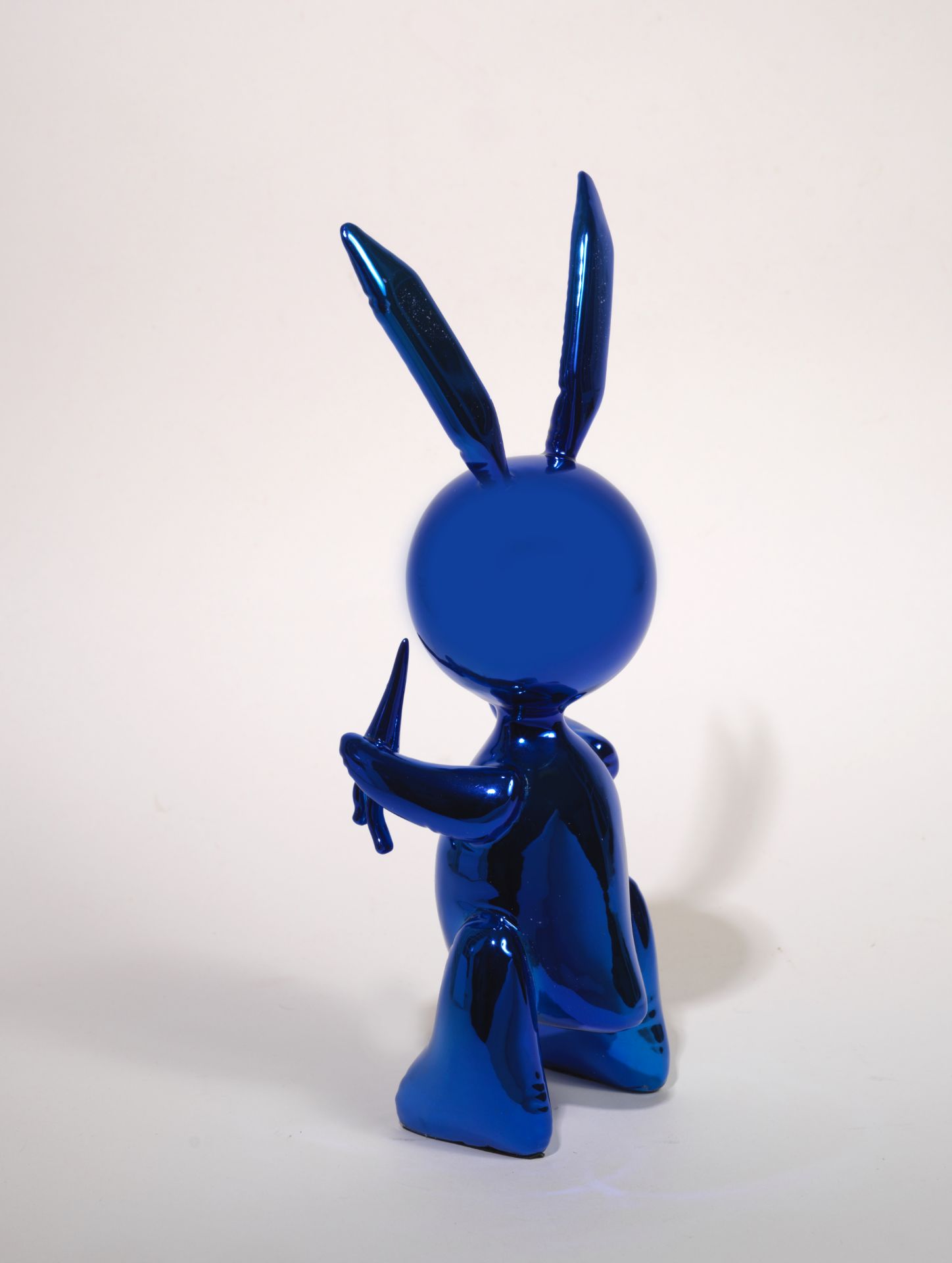 Jeff KOONS D'après - Blue Rabbit - Alliage de zinc -H. 22 cm - Edition studio - [...] - Bild 2 aus 2