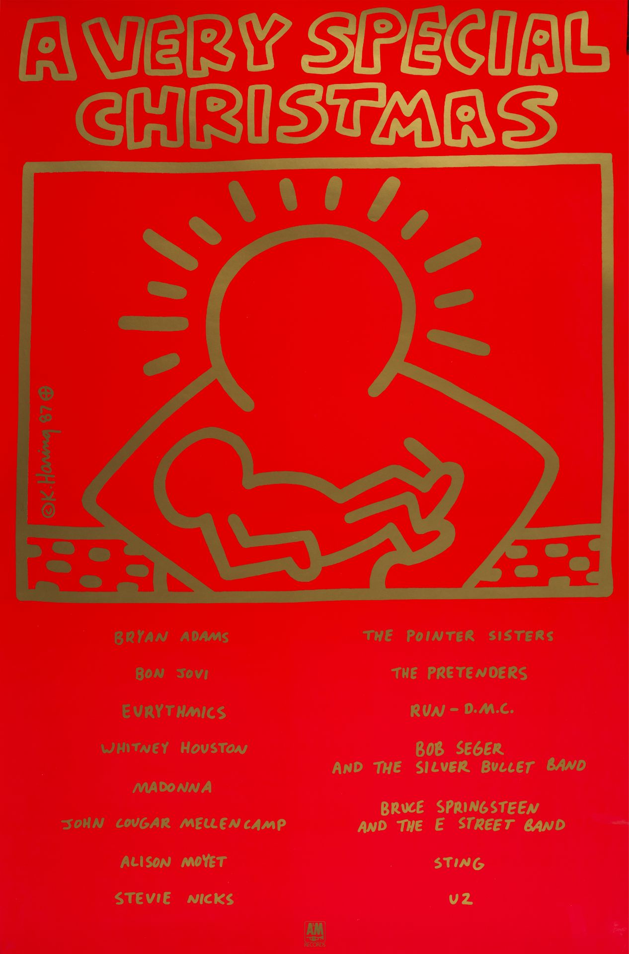 KEITH HARING - D'après - A very special special Christmas, 1987 - Affiche [...]