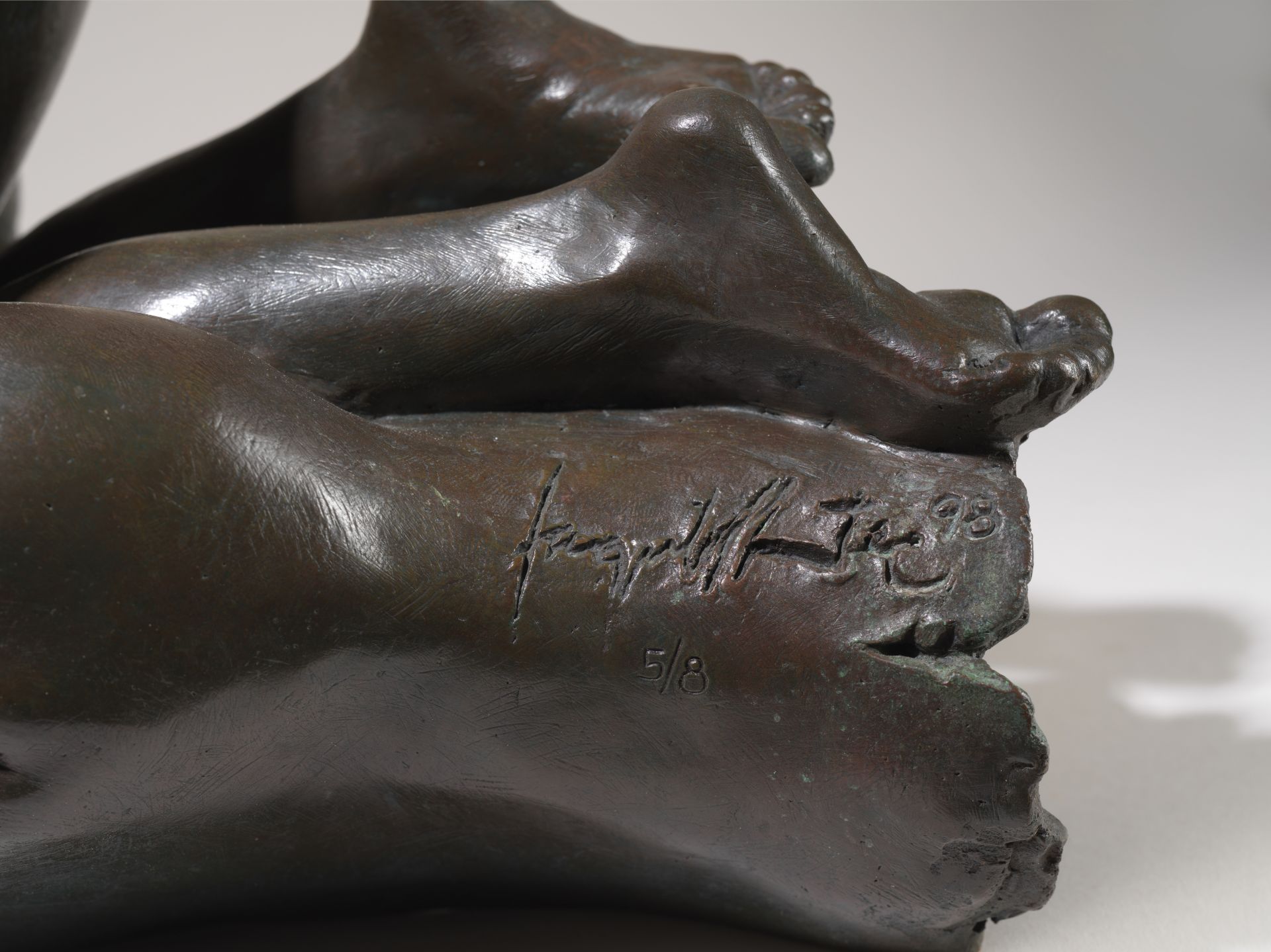 Jacques LE NANTEC - Agapé - Bronze signé et numéroté 5/8 - 28 x 50 x 26 cm- [...] - Bild 4 aus 4