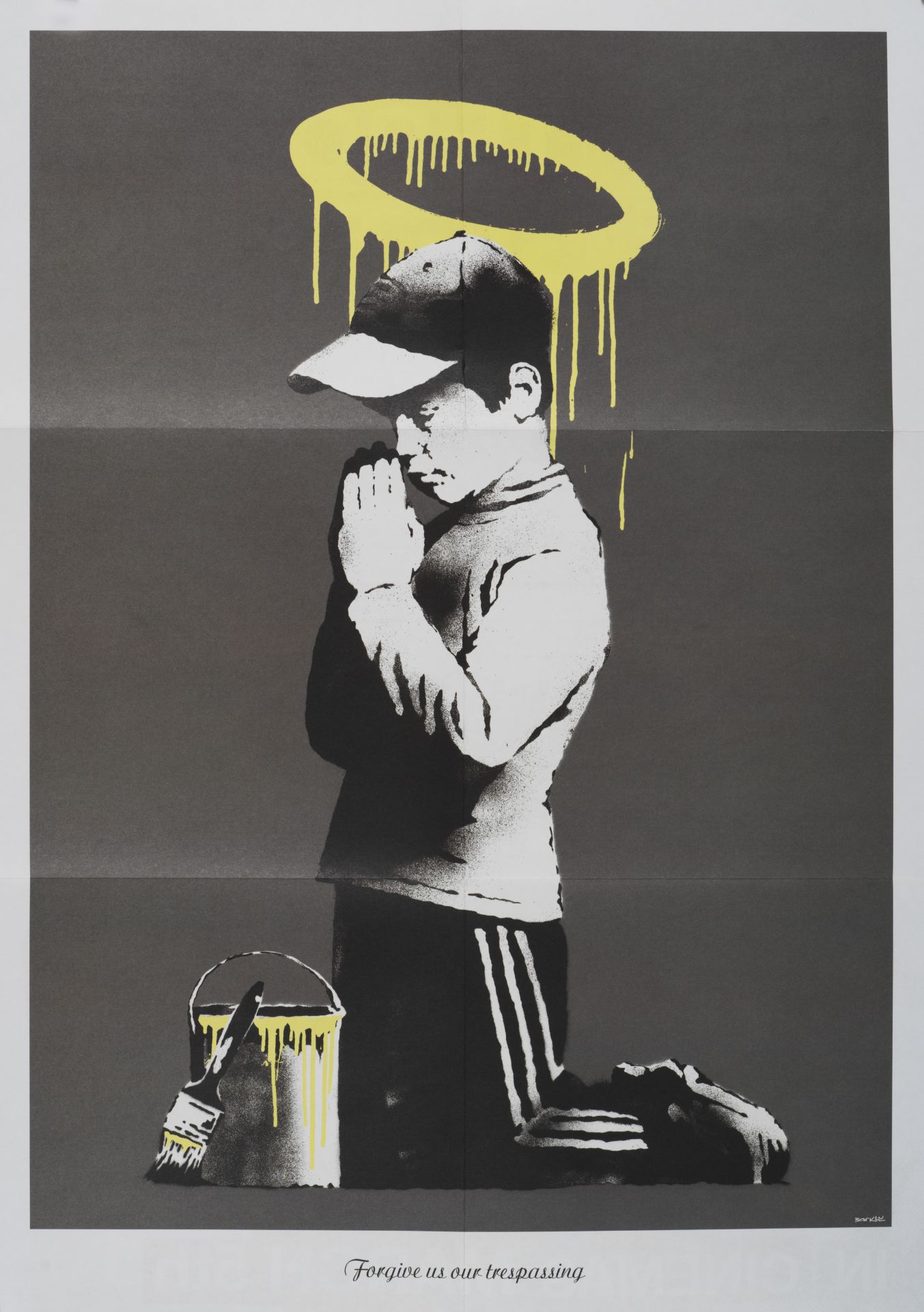 BANKSY - D'après- Dismaland- Don't Panic Poster Forgive us our Trespassing- 59,2 x [...]