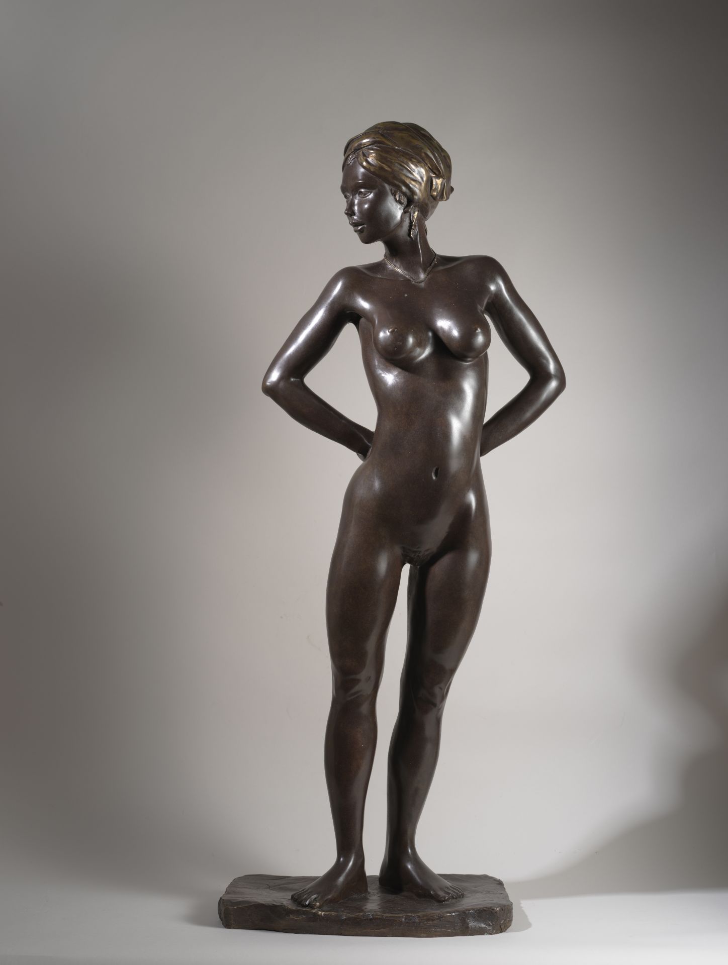 Véronique RICHARD- Claudine - Bronze signée et numéroté 4/8, fondeur Barthelemy [...]