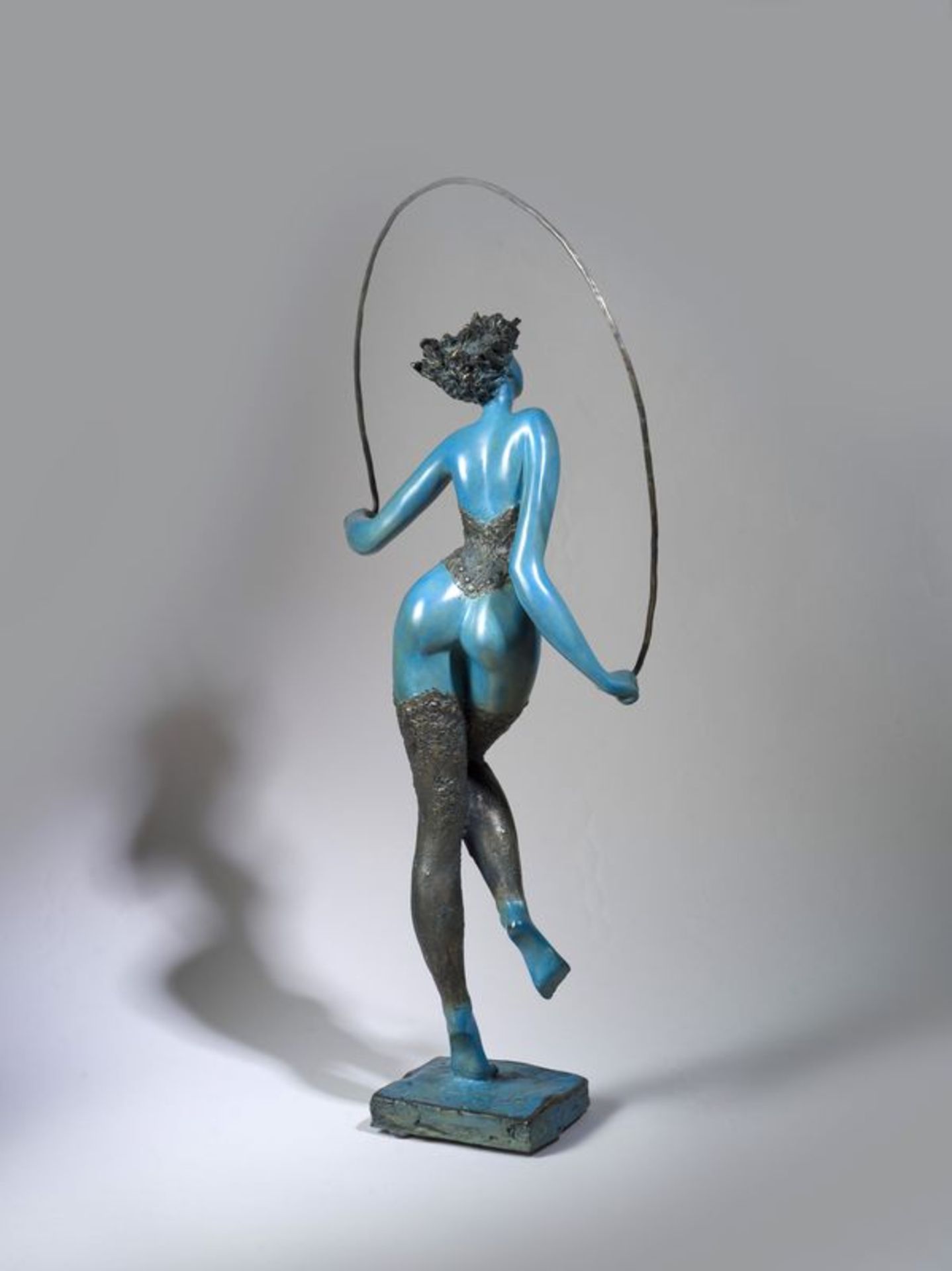 JOSEPHA (1950) Saut à la corde, 2005 - Sculpture en bronze signée et numérotée [...] - Bild 2 aus 4
