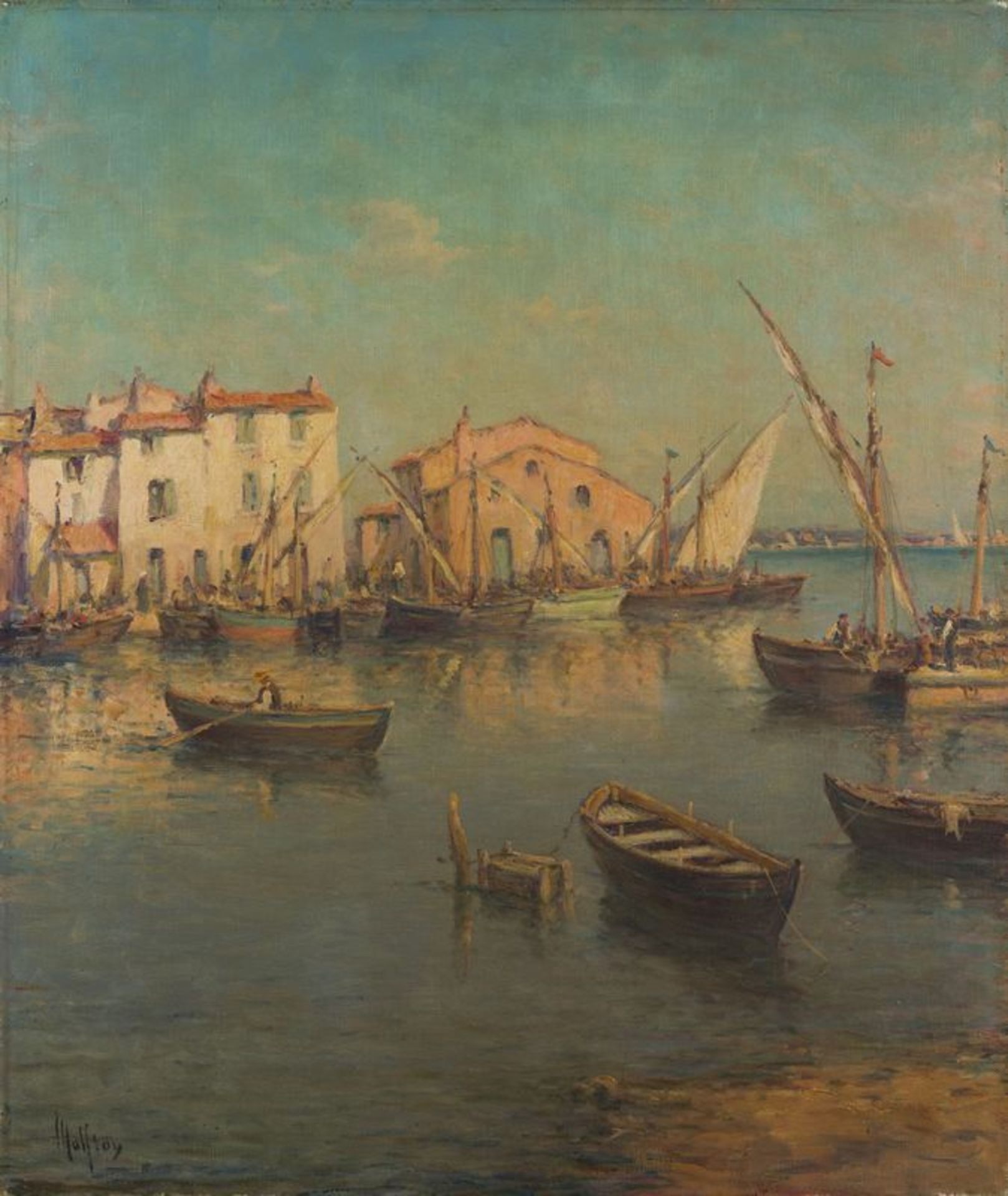 Henri MALFROY (1895-1942) - Martigues, huile sur toile signée en bas à gauche - 65 [...]