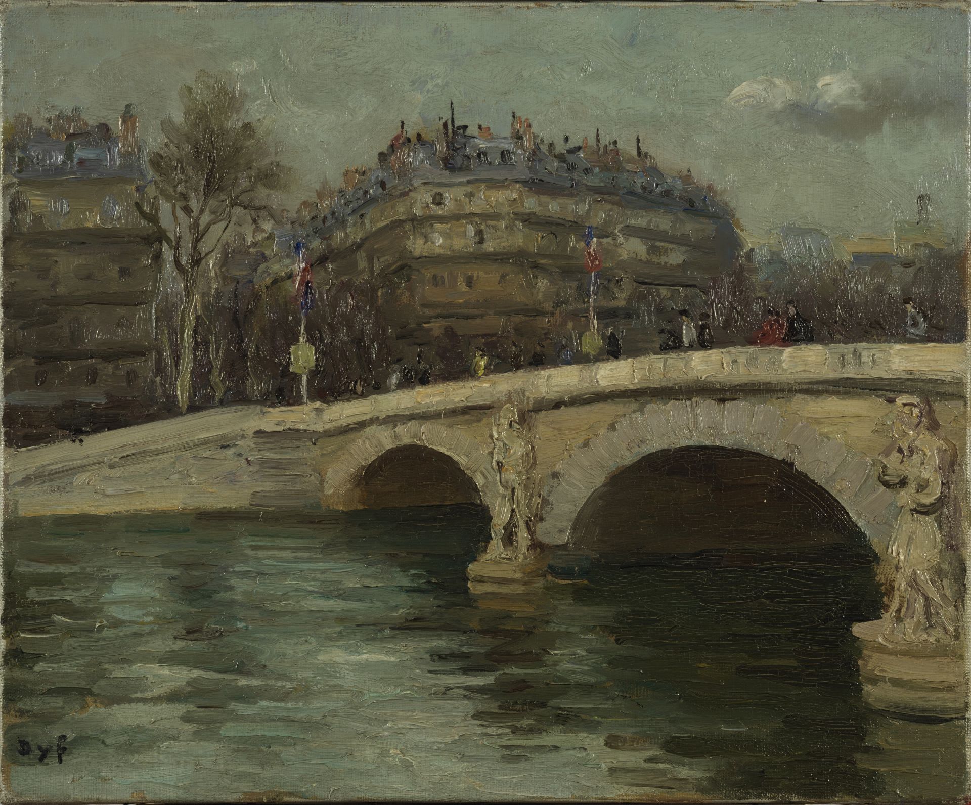Marcel DYF (1899-1985) - Paris La Seine - Huile sur toile signée en bas à gauche - [...]