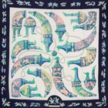 Hermès - Foulard Ritote - Foulard Ritote - Silk twill scarf designed by Karin [...]