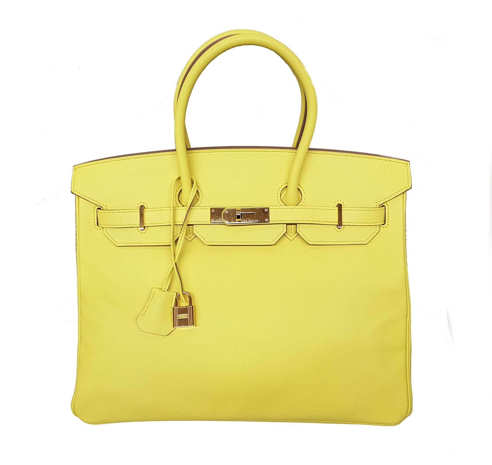 Hermès - Birkin bag 35 cm - Birkin bag 35 cm - Lime epsom leather 35 cm Birkin bag, [...]