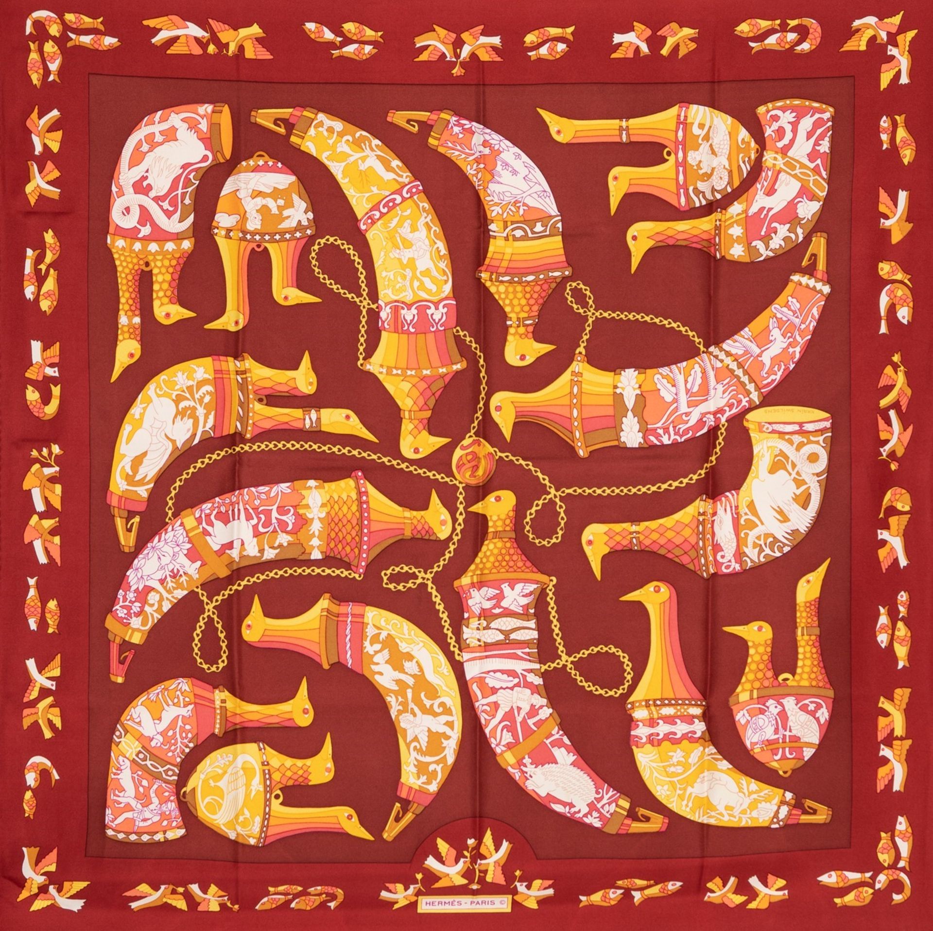 Hermès - Foulard Ritote - Foulard Ritote - Silk twill scarf designed by Karin [...]