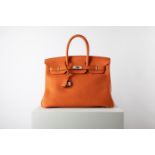 Hermès - Birkin Bag 35 cm - Birkin Bag 35 cm - Orange togo leather 35 cm Birkin [...]