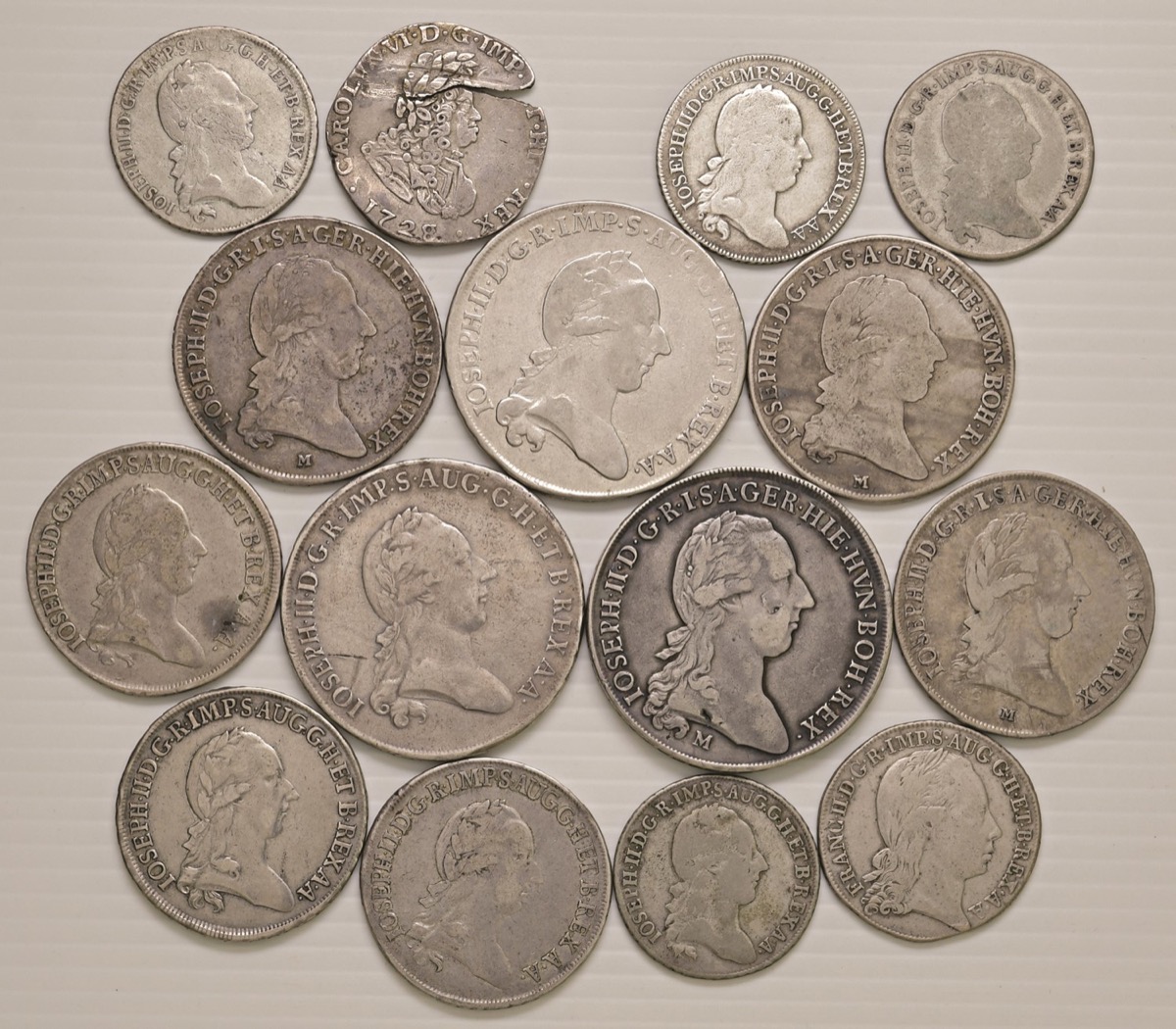 MILANO - Lotto di 15 monete asburgiche, quasi tutte in argento. Conservazioni [...]