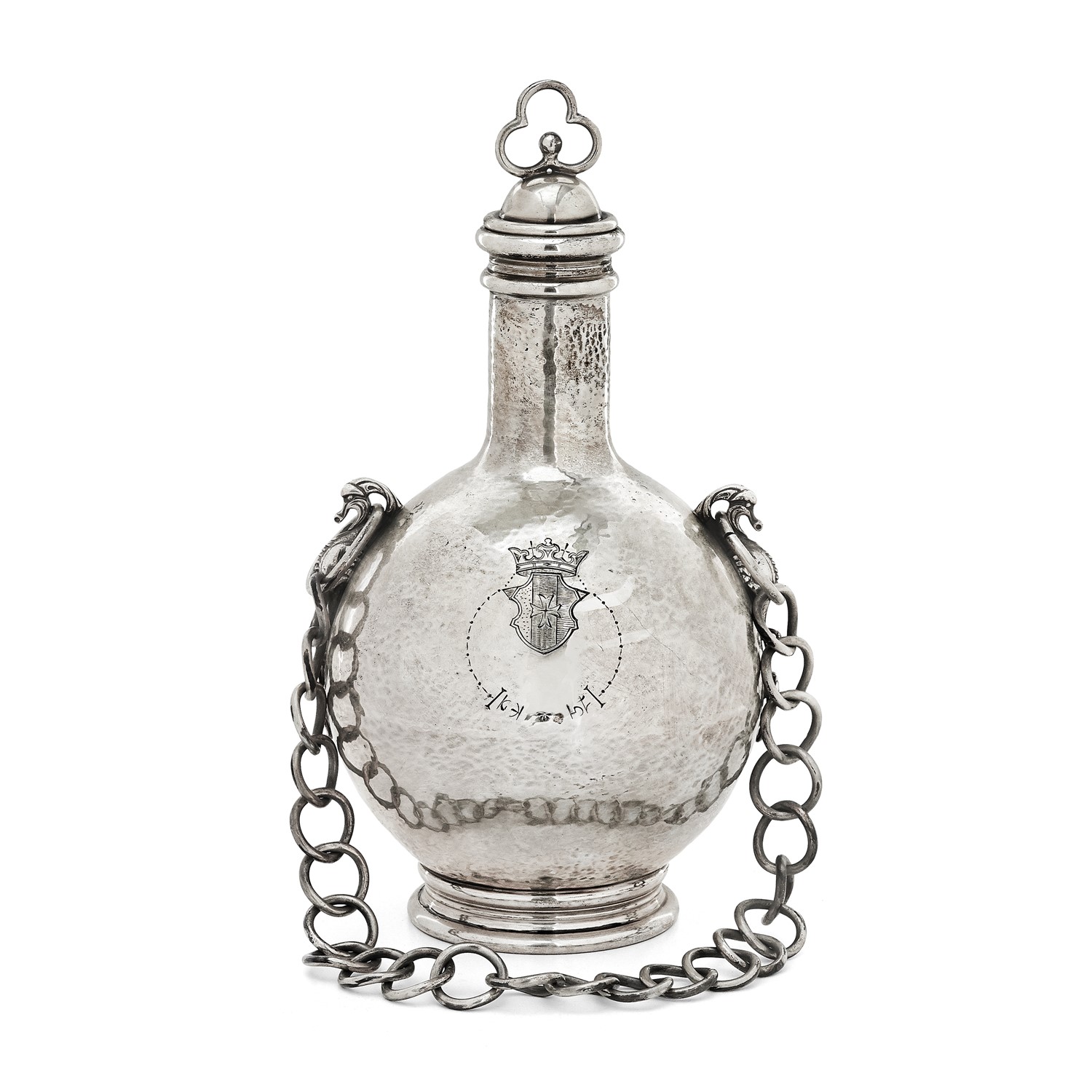 Calderoni - A silver bottle, Italy 20th Century, Calderoni - A silver bottle, Italy [...]