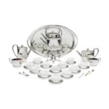 Janesich - A silver tea service, Italy 20th Century, Janesich - A silver tea service, [...]