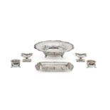 Six silver and silver plated objects, Italy and England 20th Century - Six silver and [...]