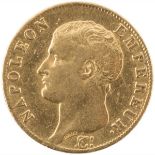 TORINO. Napoleone I (1804-1814) - 40 franchi 1806. Pagani 12. Montenegro 17. R. ORO, [...]