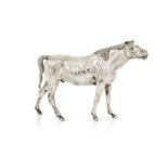 A silver lamineted horse, Europe 20th Century - A silver lamineted horse, Europe 20th [...]