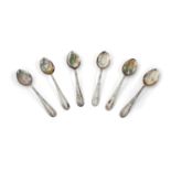 A silver spoons set, Italy 20th Century - A silver spoons set, Italy 20th Century - [...]